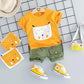 Animal Adventure Set - Wearebambino - Orange - 2Y (90cm - 35.5in) - Animal Adventure Set