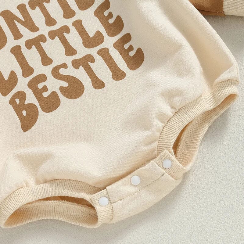 Auntie's Little Bestie Baby Bodysuit - Wearebambino - 3 - 6 M - Auntie's Little Bestie Baby Bodysuit