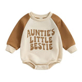 Auntie's Little Bestie Baby Bodysuit - Wearebambino - 3 - 6 M - Auntie's Little Bestie Baby Bodysuit