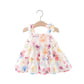 Baby Bloom Layered Dress - Wearebambino - Pink - 9 M - Baby Bloom Layered Dress