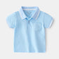 Baby Boy's Summer Polo Shirt - Wearebambino - Light Blue - 2T - Baby Boy's Summer Polo Shirt