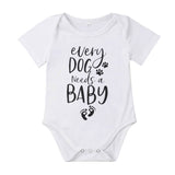 Baby Dog Baby Bodysuit - Wearebambino - 0 - 3 M - Baby Dog Baby Bodysuit