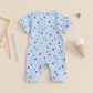 Baby Girls Boys 4th of July Romper Ice Cream Popsicle Print Short Sleeve Summer Jumpsuit Romper - Wearebambino - Blue - 3 - 6 M - United States - Baby Girls Boys 4th of July Romper Ice Cream Popsicle Print Short Sleeve Summer Jumpsuit Romper