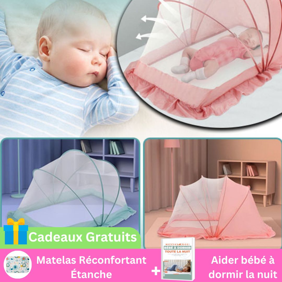 Bambino Safe | Folding Baby Mosquito Net - Wearebambino - BambinoSafe™ Pink - Bambino Safe | Folding Baby Mosquito Net