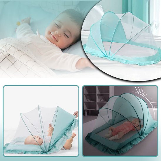 Bambino Safe | Folding Baby Mosquito Net - Wearebambino - BambinoSafe™ Pink - Bambino Safe | Folding Baby Mosquito Net