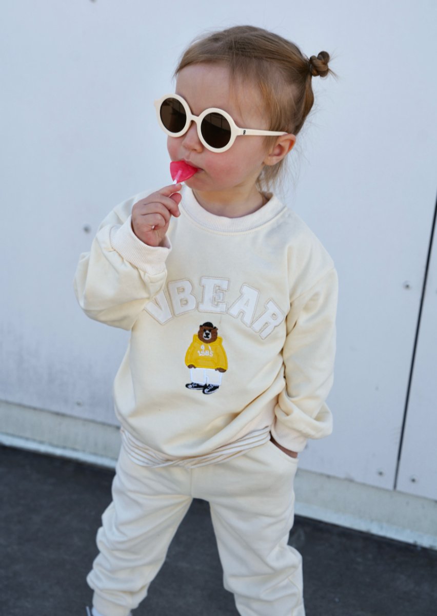 Bambino VBEAR Set : Chic Kids' Sportswear - Wearebambino - White - 9 M - Bambino VBEAR Set : Chic Kids' Sportswear