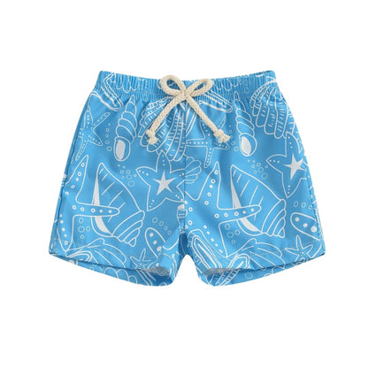 Beach Patrol: Boys' Summer Board Shorts - Wearebambino - Blue - 2Y (90cm - 35.5in) - Beach Patrol: Boys' Summer Board Shorts