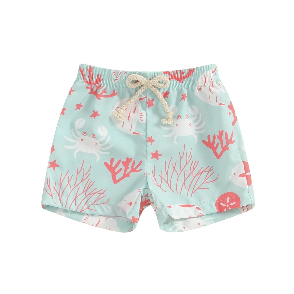 Beach Patrol: Boys' Summer Board Shorts - Wearebambino - Green - 2Y (90cm - 35.5in) - Beach Patrol: Boys' Summer Board Shorts