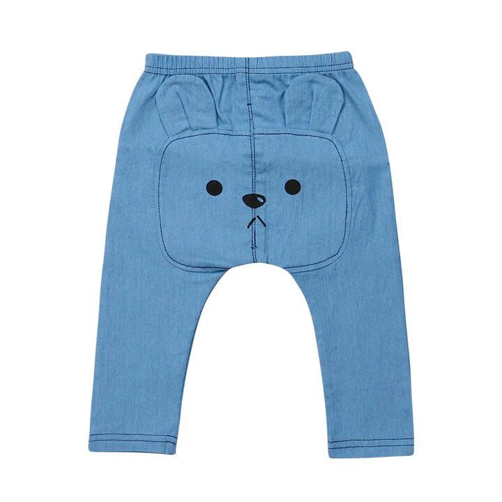 Bear Ears Harem Baby Pants - Wearebambino - 3 - 6 M - Bear Ears Harem Baby Pants