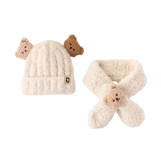 Bear Warm Set - Wearebambino - Beige - Bear Warm Set