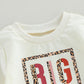 Big Sis Leopard Toddler Sweatshirt - Wearebambino - 2T - Big Sis Leopard Toddler Sweatshirt