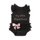 Black Birthday Baby Romper - Wearebambino - 0 - 3 M - Black Birthday Baby Romper