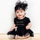 Black Birthday Baby Romper - Wearebambino - 0 - 3 M - Black Birthday Baby Romper