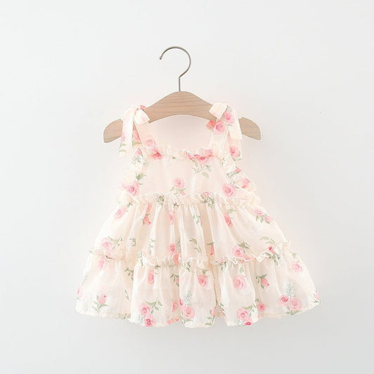 Bloom Layered Dress - Wearebambino - Pink - 9 M - Bloom Layered Dress