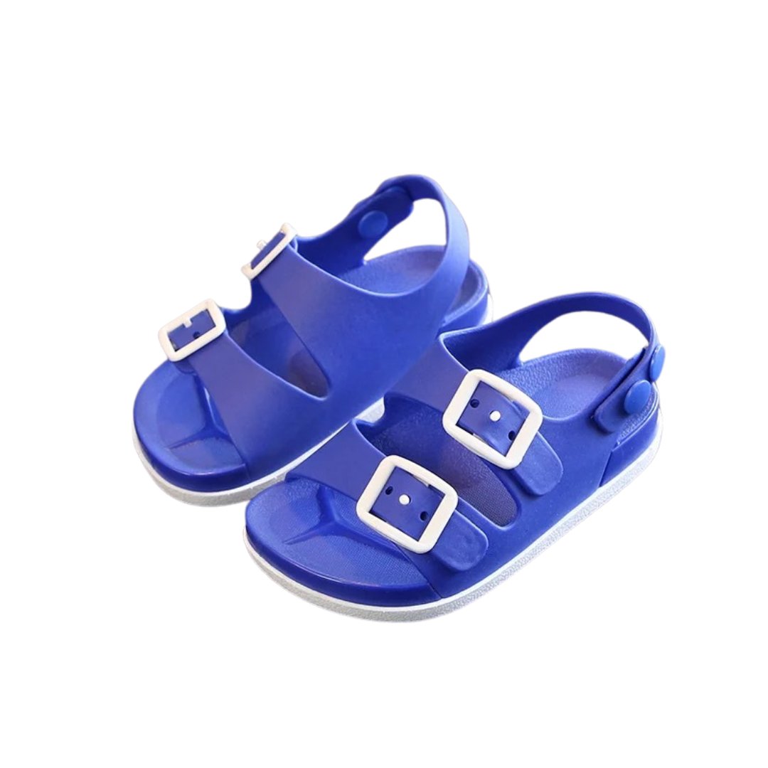 Blue beach sandals - Wearebambino - Blue - 23 - Blue beach sandals