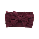 Bow Solid Headband - Wearebambino - Red - Bow Solid Headband