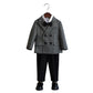 Boys' Houndstooth Formal Suit - Wearebambino - Blazer - Pants - Bowtie - 12 M - Boys' Houndstooth Formal Suit