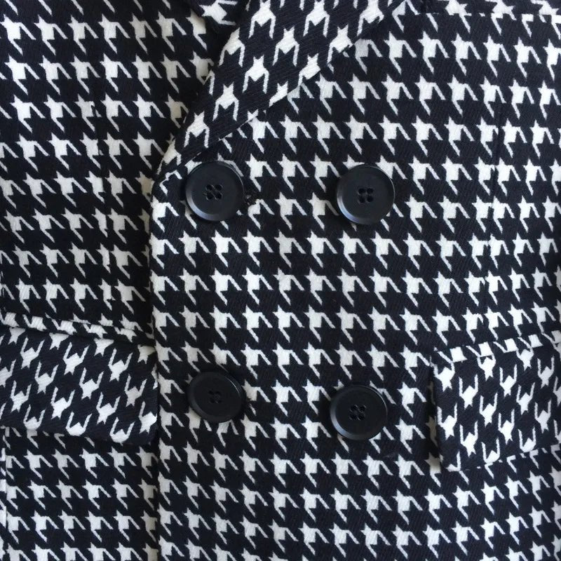 Boys' Houndstooth Formal Suit - Wearebambino - Blazer - Pants - Bowtie - 12 M - Boys' Houndstooth Formal Suit