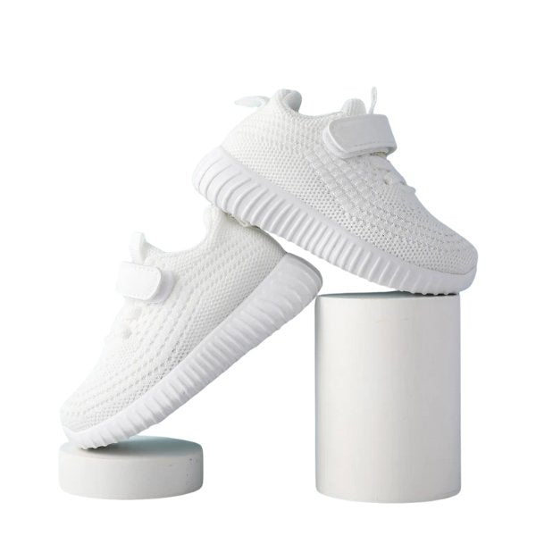 Breeze Steps Mesh Sports Shoes - Wearebambino - White - 5 - Breeze Steps Mesh Sports Shoes