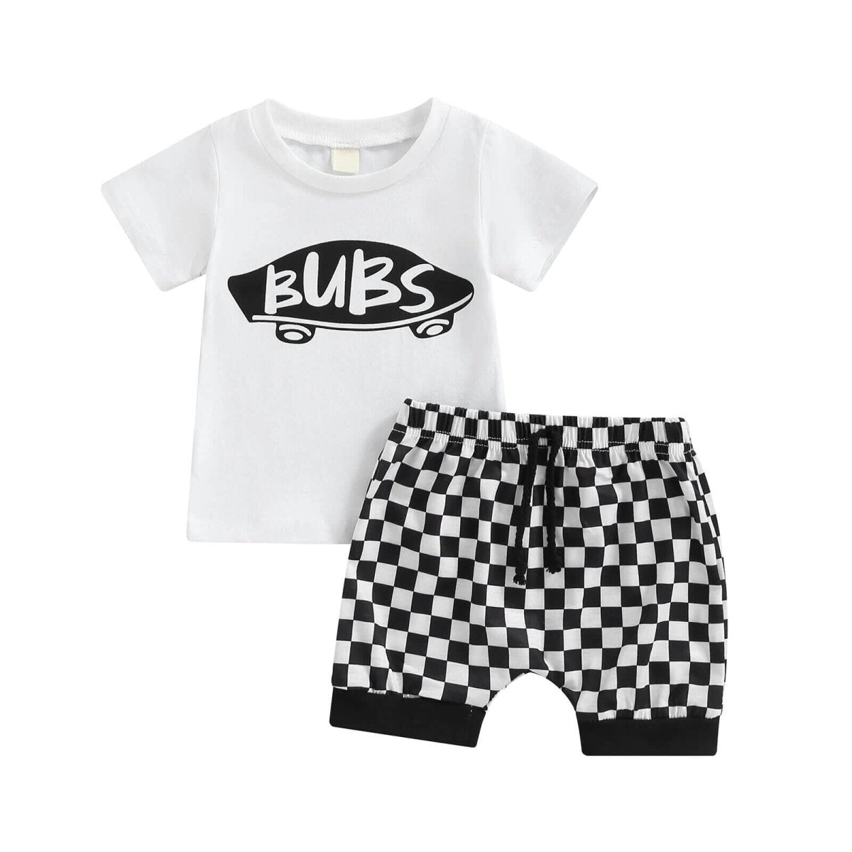 Bubs Checkered Baby Set - Wearebambino - 3 - 6 M - Bubs Checkered Baby Set