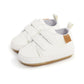 Buckle Strap Solid Baby Shoes - Wearebambino - Brown - 1 - Buckle Strap Solid Baby Shoes