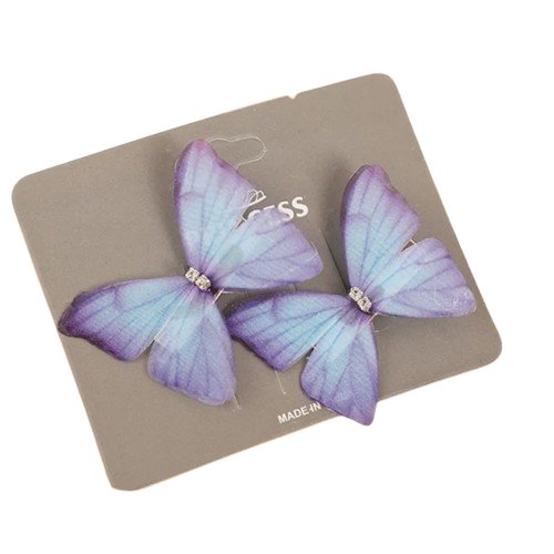 Butterfly Sparkle Hair Clip - Wearebambino - Light Purple - Butterfly Sparkle Hair Clip