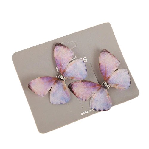 Butterfly Sparkle Hair Clip - Wearebambino - Deep Magenta - Butterfly Sparkle Hair Clip