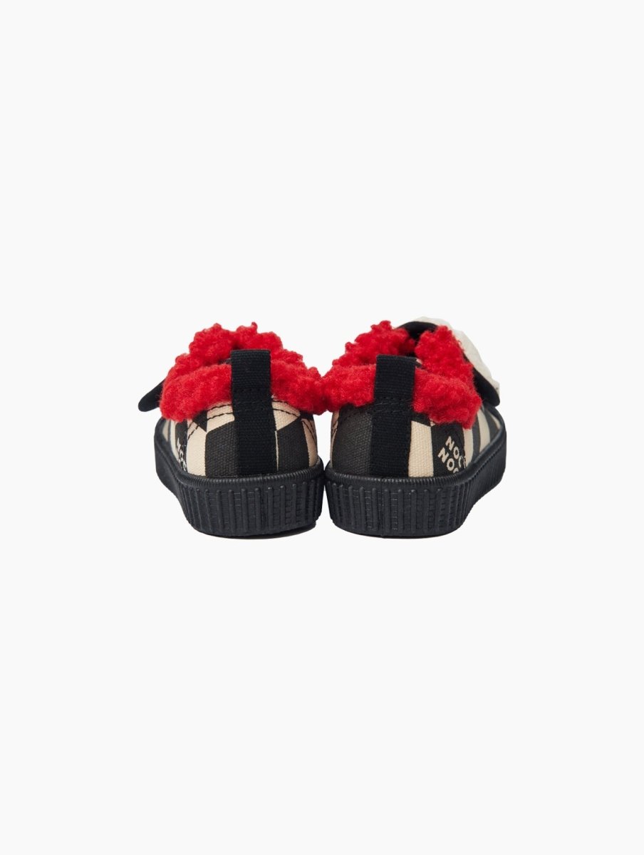 Cashmere Canvas Shoes - Wearebambino - red and black - US 6C | EU 22 - Cashmere Canvas Shoes