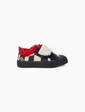 Cashmere Canvas Shoes - Wearebambino - red and black - US 6C | EU 22 - Cashmere Canvas Shoes