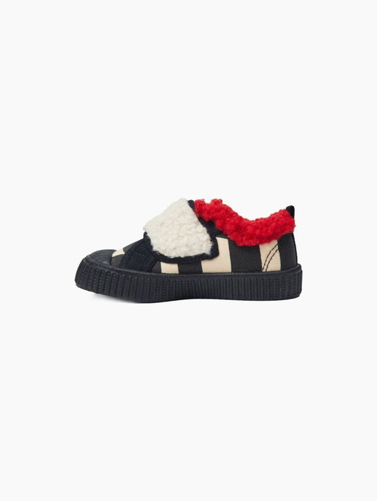 Cashmere Canvas Shoes - Wearebambino - red and black - US 6C | EU 22 - Cashmere Canvas Shoes