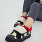 Cashmere Canvas Shoes - Wearebambino - red and black - US 6C | EU 22 - Cashmere Canvas Shoes