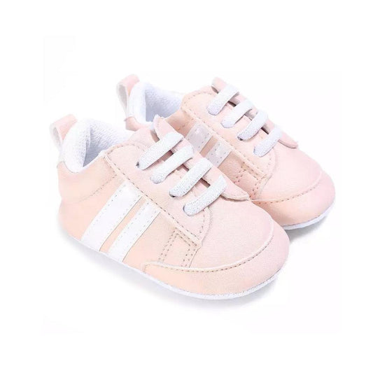 Classic Pink Baby Sneakers - Wearebambino - 1 - Classic Pink Baby Sneakers