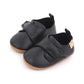 Classic Solid Velcro Baby Shoes - Wearebambino - Black - 1 - Classic Solid Velcro Baby Shoes