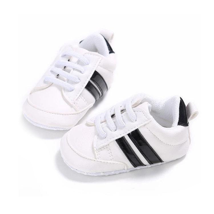 Classic White Baby Sneakers - Wearebambino - 1 - Classic White Baby Sneakers