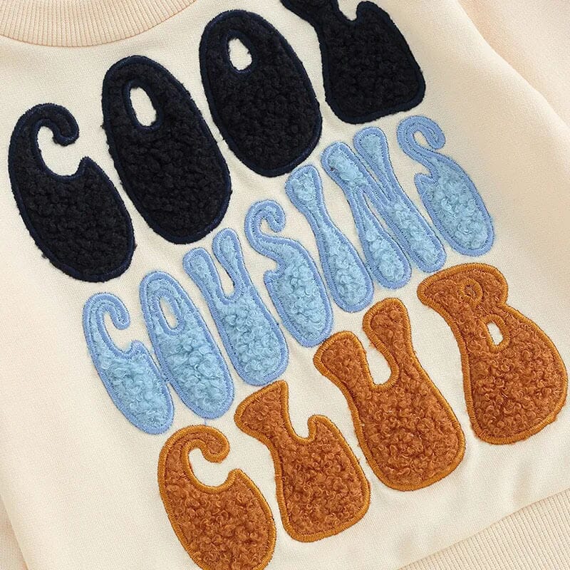 Cool Cousins Club Baby Sweatshirt - Wearebambino - 3 - 6 M - Cool Cousins Club Baby Sweatshirt