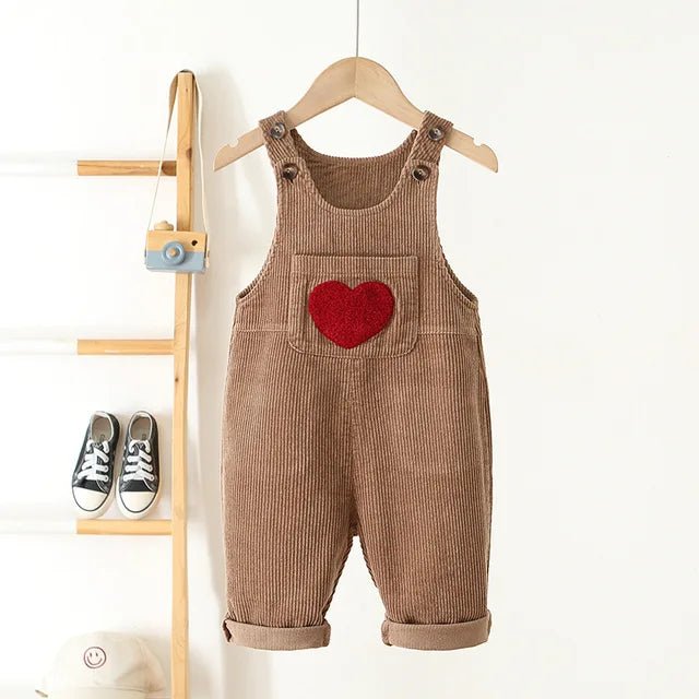 Corduroy Overall - Wearebambino - Coffee - 3T - Corduroy Overall