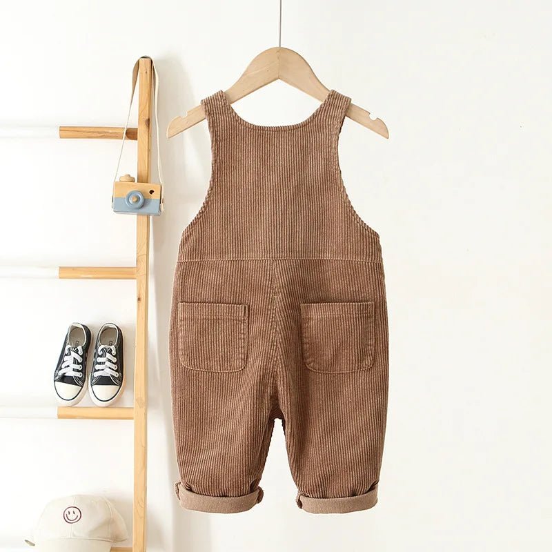 Corduroy Overall - Wearebambino - Beige - 12 M - Corduroy Overall