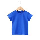 Cotton Plain Kids' Summer Tops - Wearebambino - Bright Blue - 2T - Cotton Plain Kids' Summer Tops