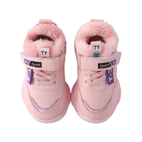 Cozy Toes Velcro Shoes - Wearebambino - Pink - 18 M - Cozy Toes Velcro Shoes