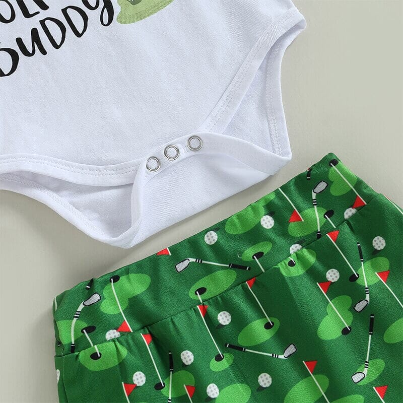 Daddy's Future Golfing Buddy Baby Set - Wearebambino - 3 - 6 M - Daddy's Future Golfing Buddy Baby Set