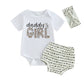 Daddy's Girl Baby Set - Wearebambino - 0 - 3 M - Daddy's Girl Baby Set