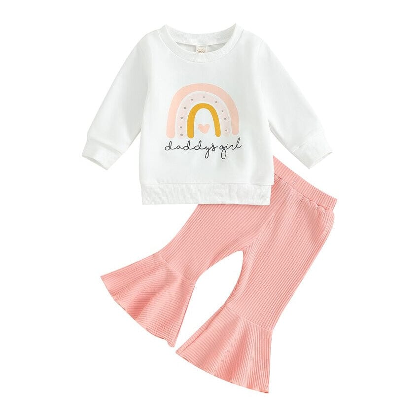 Daddy's Girl Rainbow Baby Set - Wearebambino - 3 - 6 M - Daddy's Girl Rainbow Baby Set