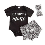 Daddy's Mini Snake Baby Set - Wearebambino - 0 - 3 M - Daddy's Mini Snake Baby Set