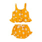 Daisy Ruffled Toddler Set - Wearebambino - Yellow - 9 - 12 M - Daisy Ruffled Toddler Set