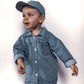 Denim Days: Jacket & Pants Set - Wearebambino - Light blue - 9 - 12 M - Denim Days: Jacket & Pants Set