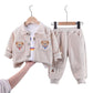 Denim Days: Jacket & Pants Set for Little Ones - Wearebambino - Yellow - 2T - Denim Days: Jacket & Pants Set for Little Ones