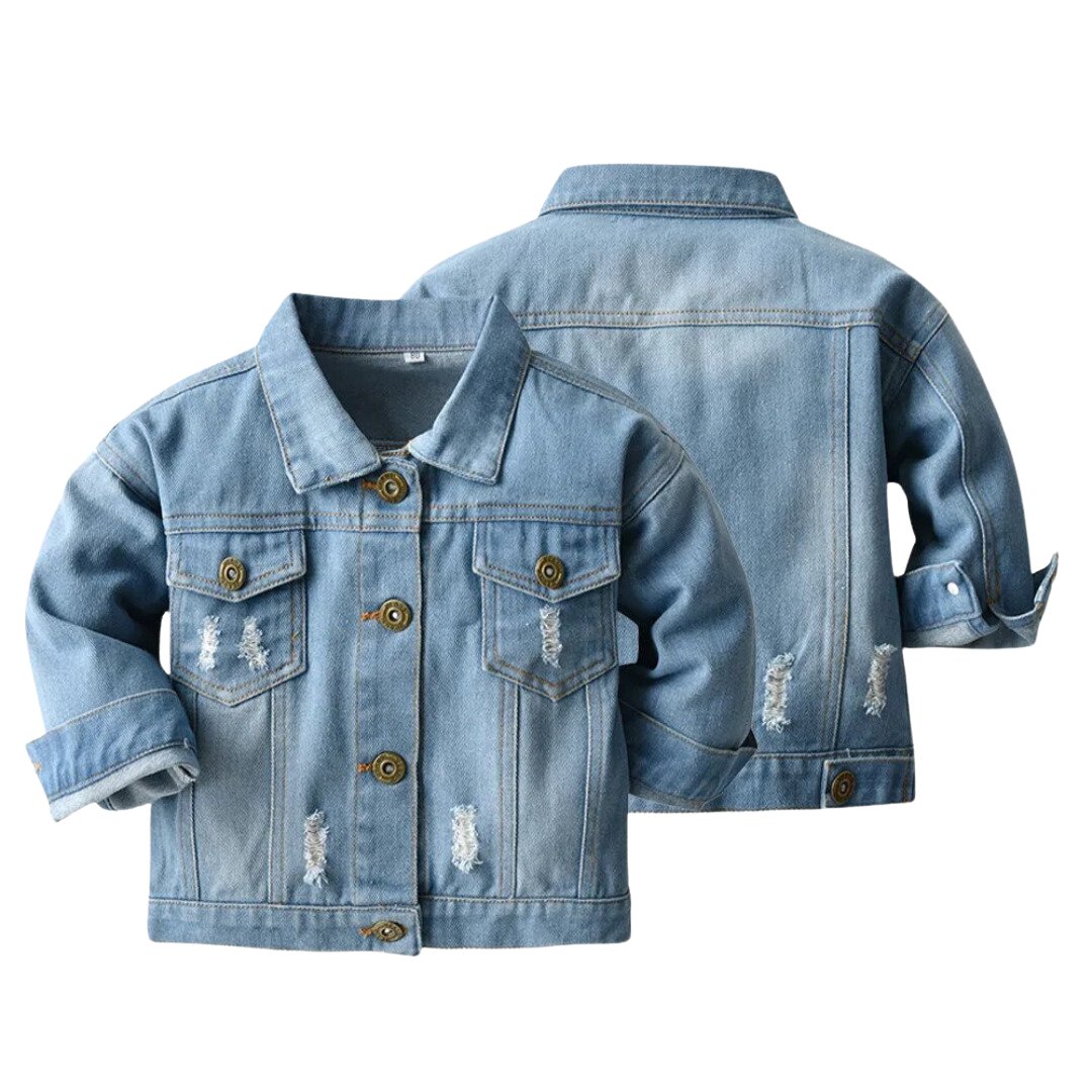 Denim Days Ripped Jean Jacket - Wearebambino - 2T - Denim Days Ripped Jean Jacket