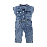 Denim Toddler Jumpsuit - Wearebambino - 2T - Denim Toddler Jumpsuit