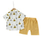 Desert Explorer Shirt & Shorts Set - Wearebambino - Yellow - 18 - 24 M - Desert Explorer Shirt & Shorts Set