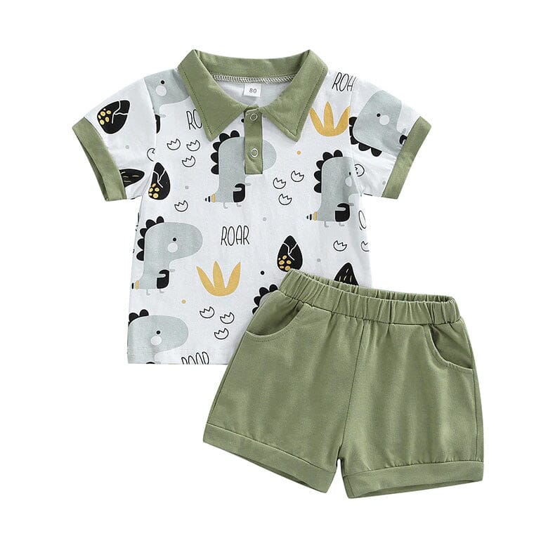 Dino Roar Toddler Set - Wearebambino - 9 - 12 M - Dino Roar Toddler Set